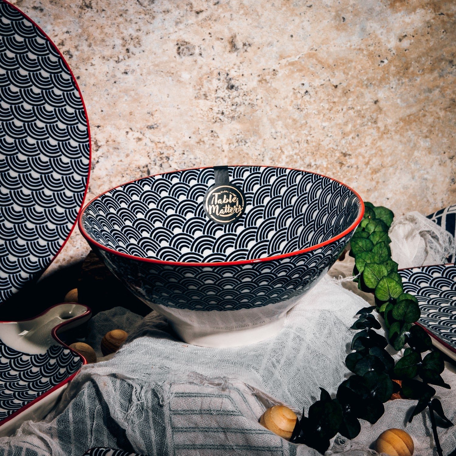 BlueWaveSKU-18 Assorted 7 inch Ramen Bowl