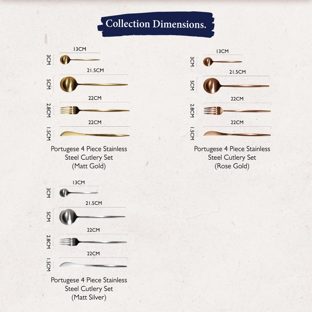 KN-6132-ProductListing-NEWWW-4 Portuguese 4 Piece Stainless Steel Cutlery Collection Set