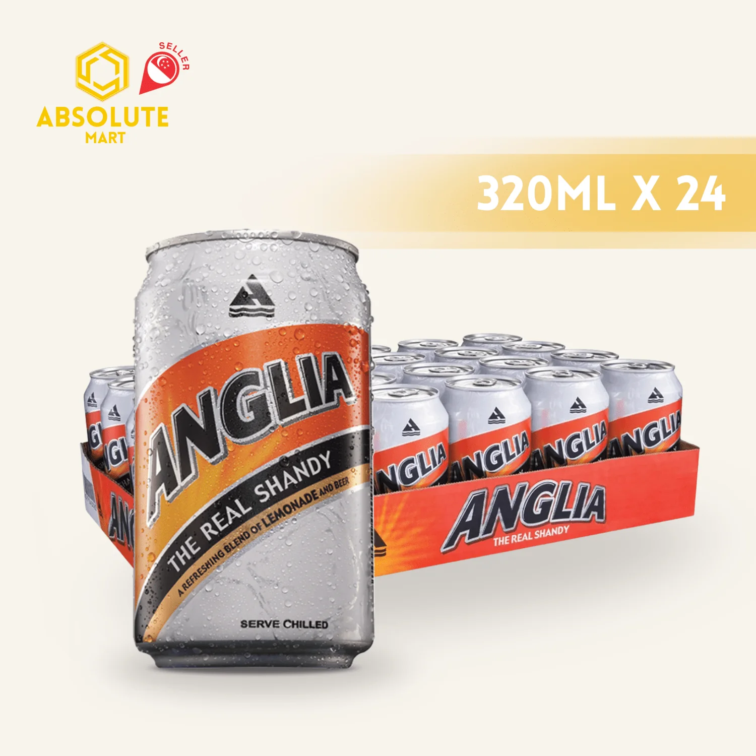 ANGLIA SHANDY CAN 320ML*24